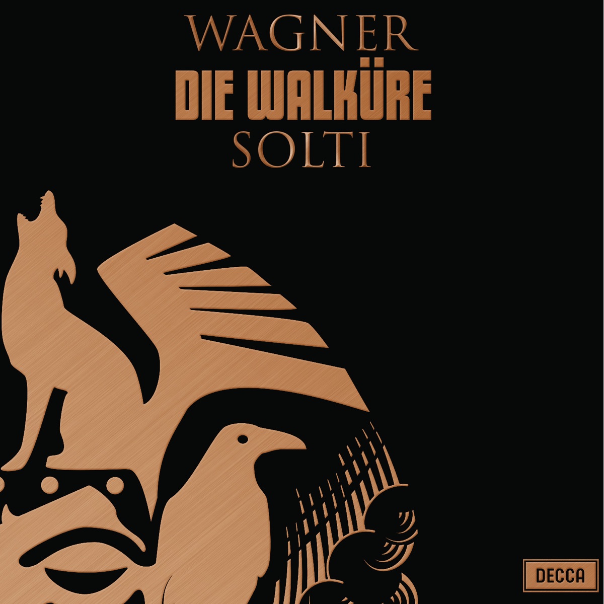 Wagner: Die Walküre, WWV 86B by Sir Georg Solti, Vienna Philharmonic, Régine Crespin, Birgit Nilsson, James King, Gottlob Frick & Hans Hotter album cover