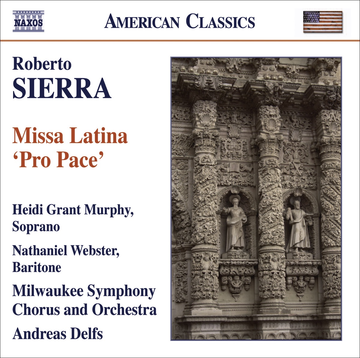 Sierra: Missa Latina & "Pro Pace" by Heidi Grant Murphy, Milwaukee Symphony Orchestra & Andreas Delfs album cover