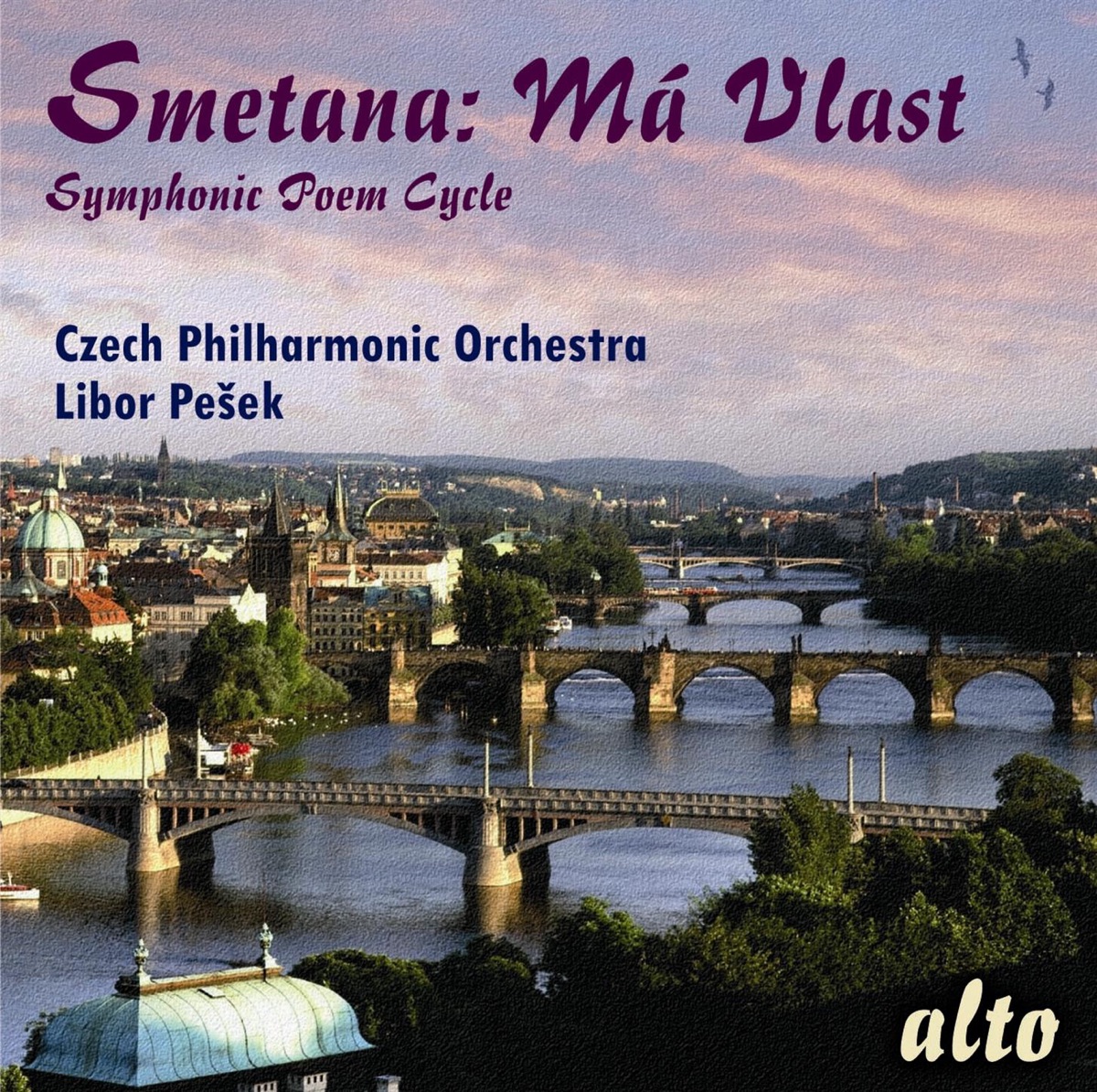 Smetana: Má Vlast (Complete Symphonic Cycle) by Czech Philharmonic & Libor Pešek album cover