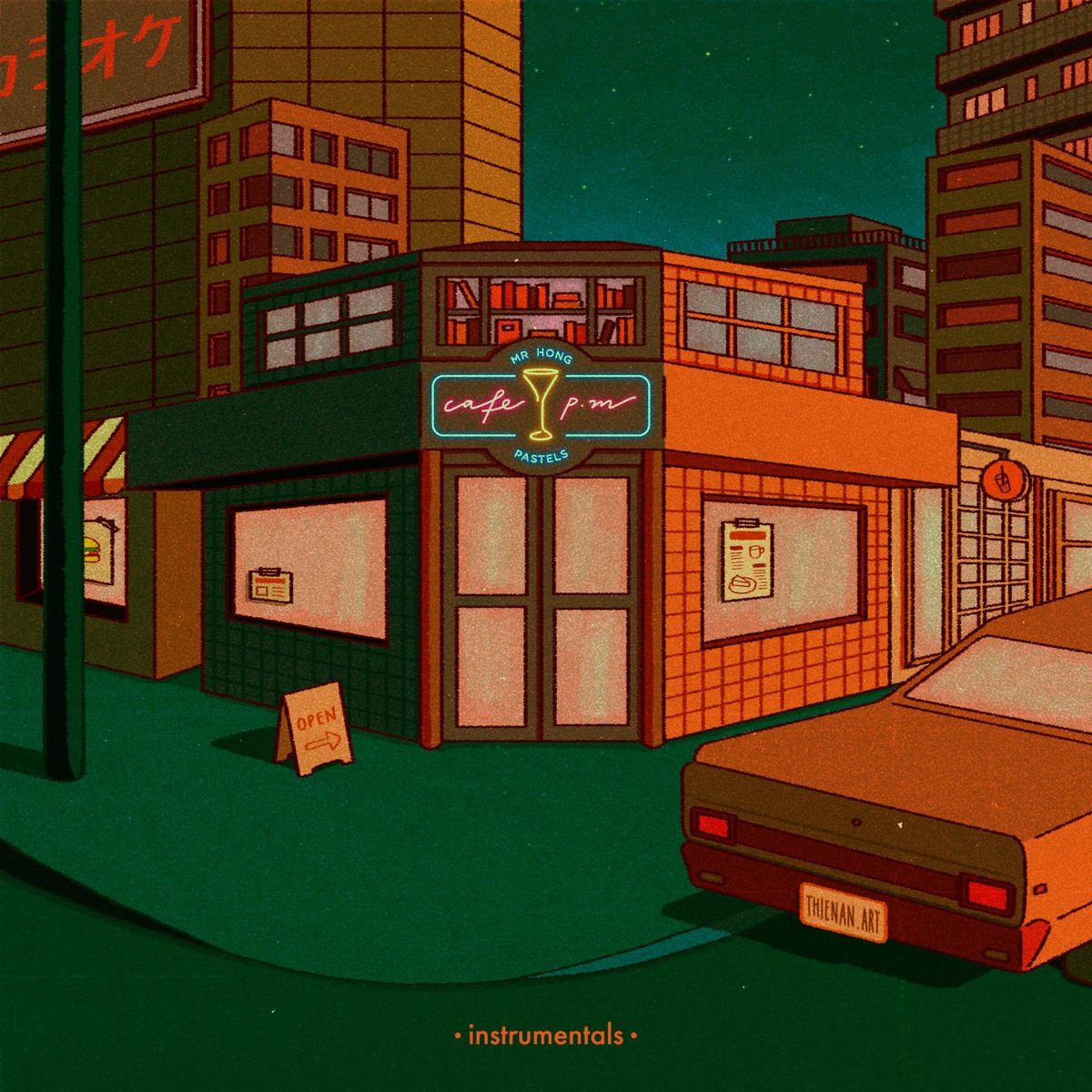 cafe p.m instrumentals (Instrumental) by Mr. Hong & pastels album cover