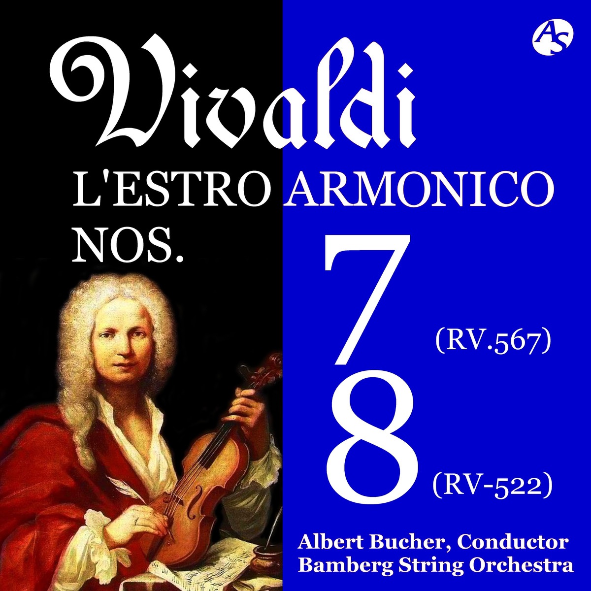 VIVALDI: L'estro armonico No.7&8 /Bamberg String Orchestra /Albert Bucher, Conductor by Bamberg String Orchestra & Albert Bucher album cover