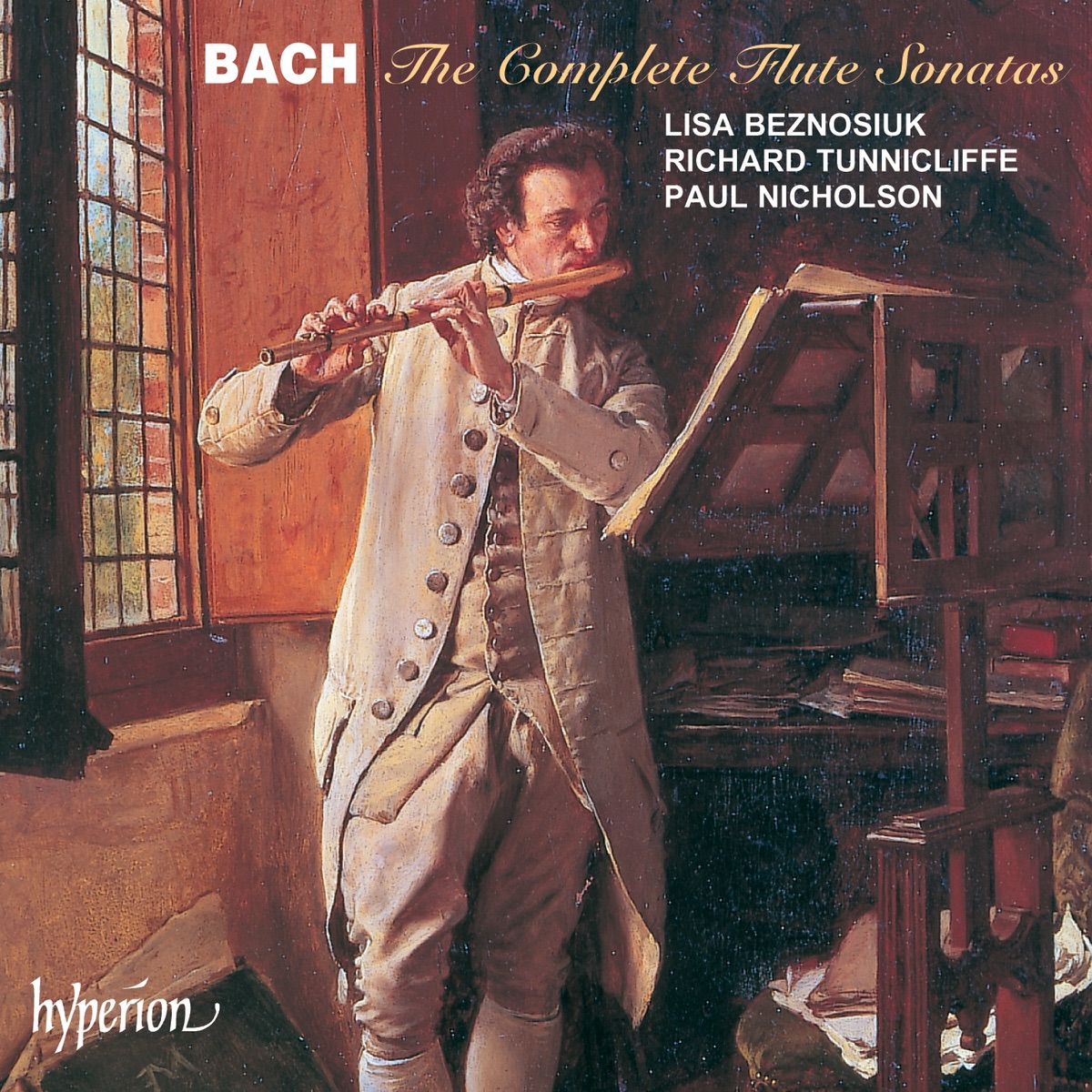 Bach: The Complete Flute Sonatas by Lisa Beznosiuk, Paul Nicholson & Richard Tunnicliffe album cover