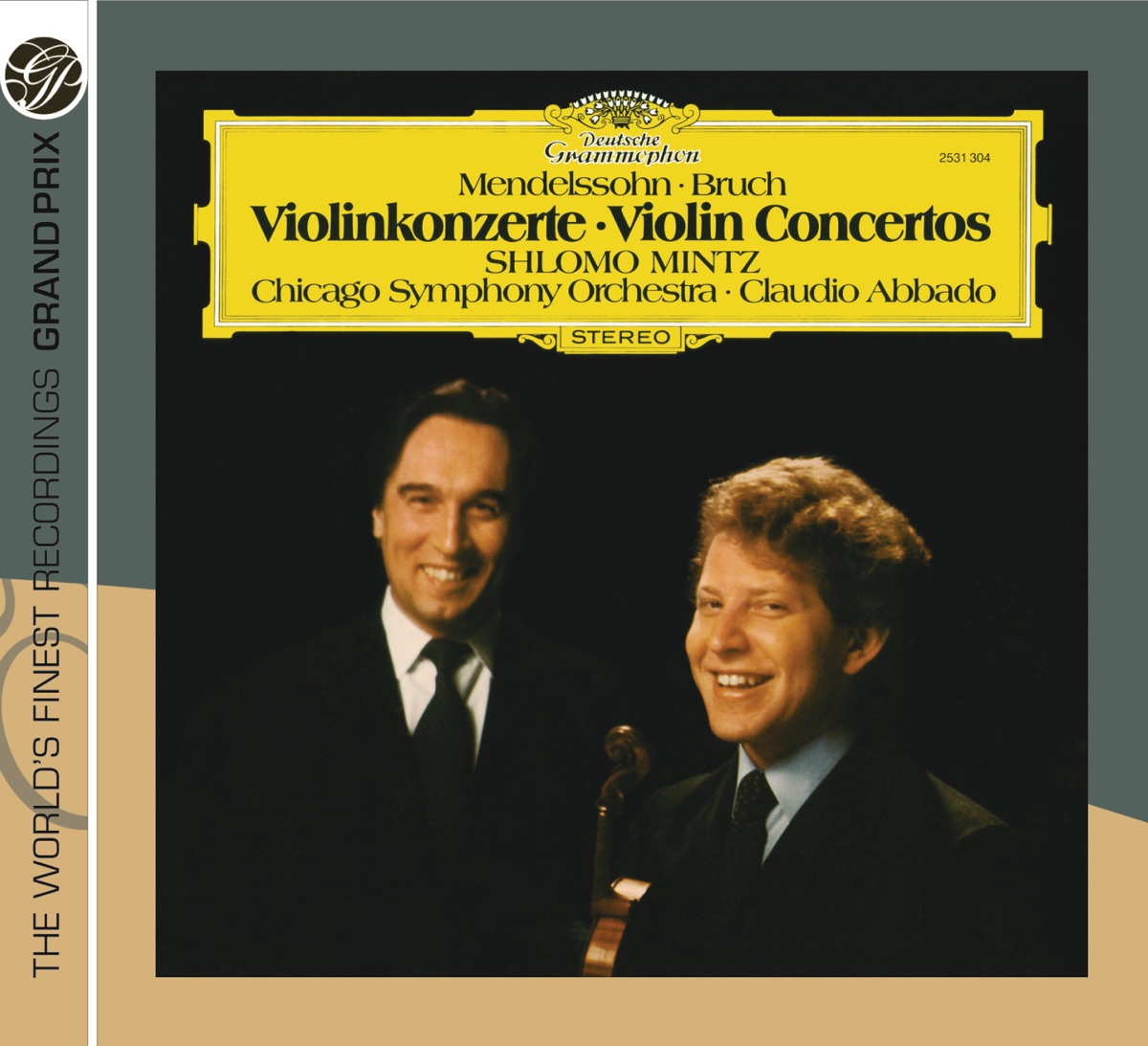 Mendelssohn & Bruch: Violin Concertos by Chicago Symphony Orchestra, Shlomo Mintz & Claudio Abbado album cover