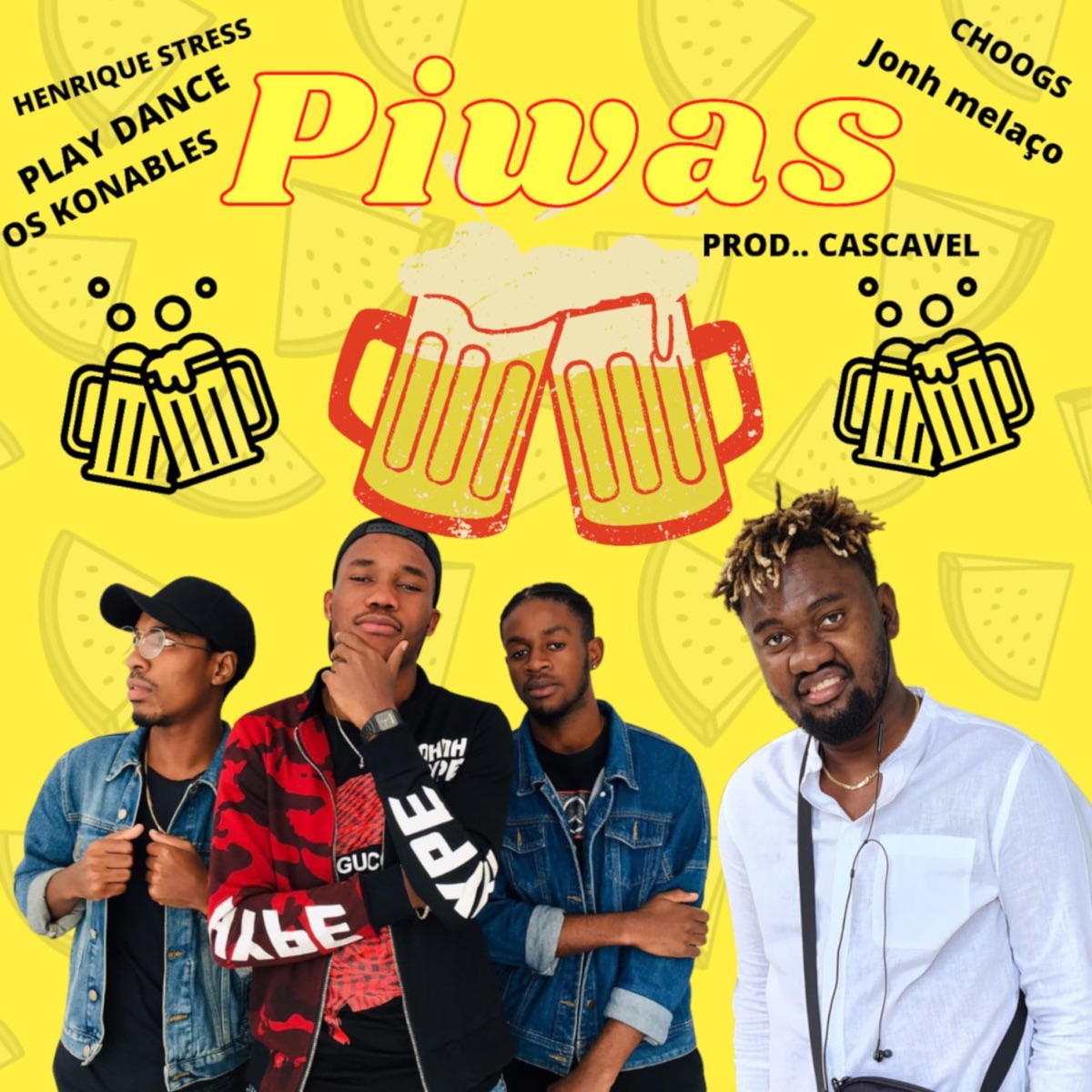 Piwas (feat. John Melaço, Os Konables & Choogs) - Single by Play Dance & Henrique Stress album cover