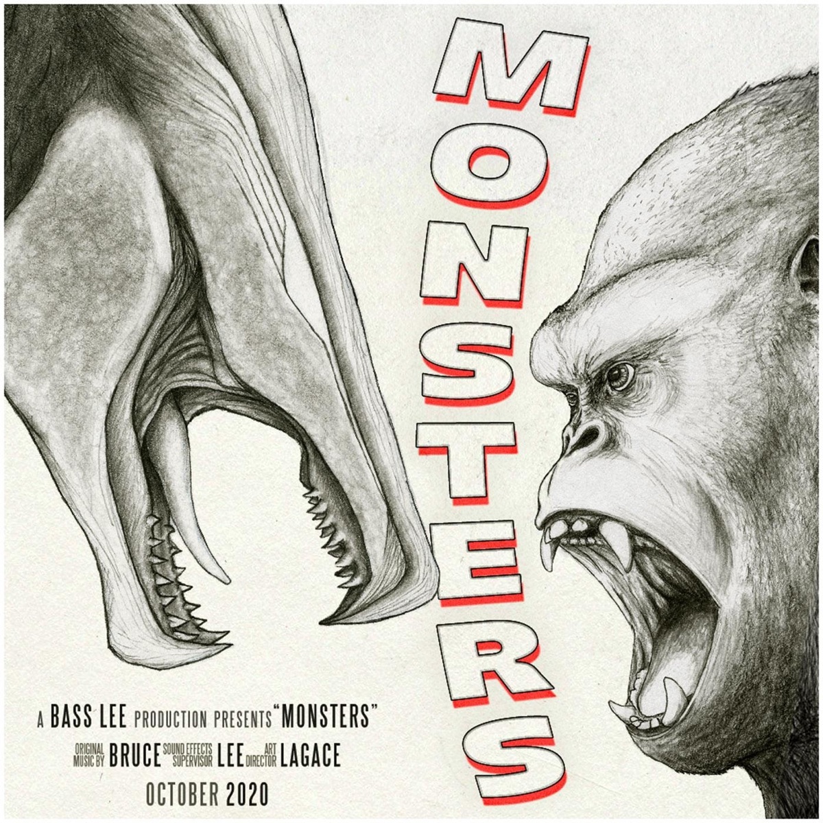 Monsters - Single by Bass Lee album cover