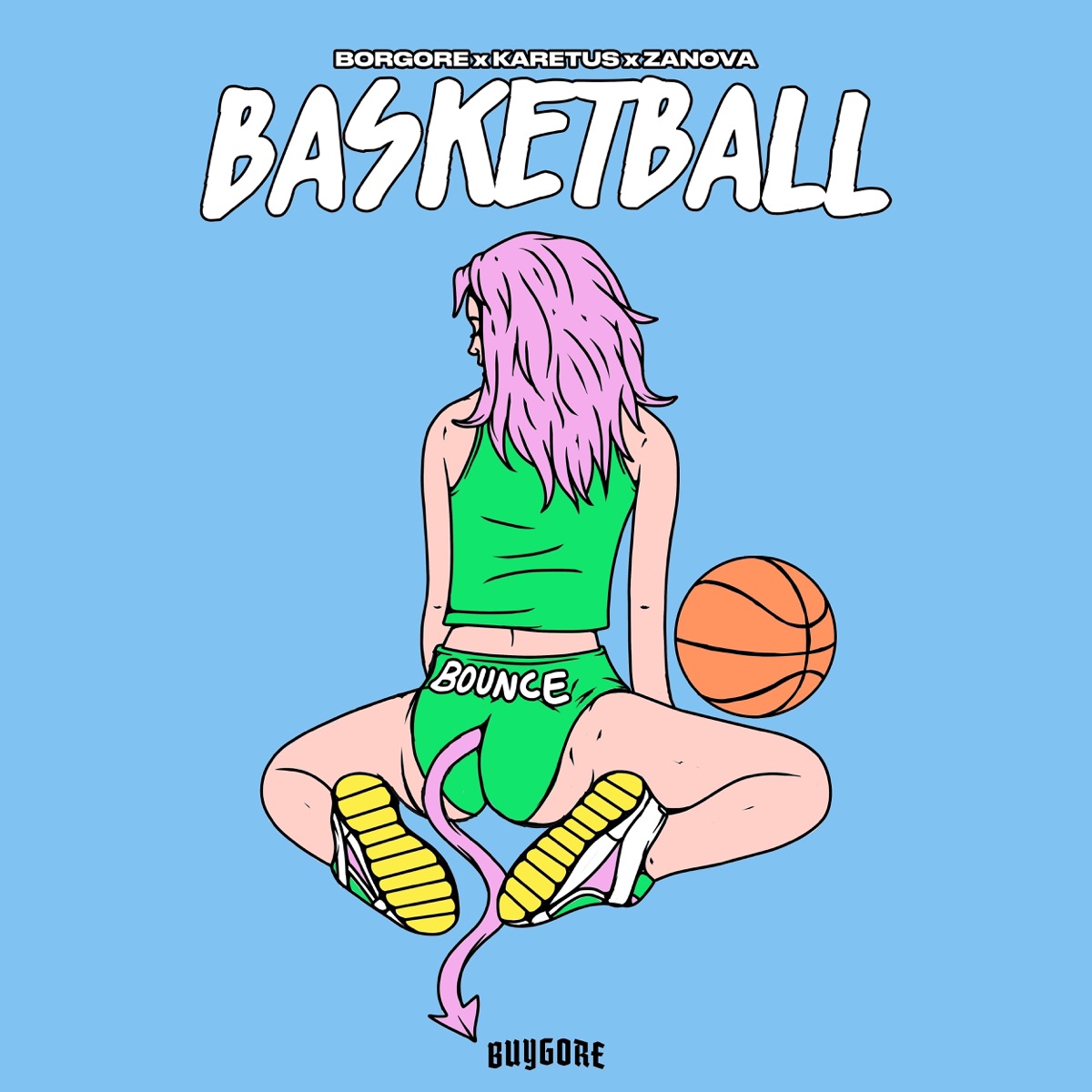 Basketball - Single by Borgore, Karetus & Zanova album cover