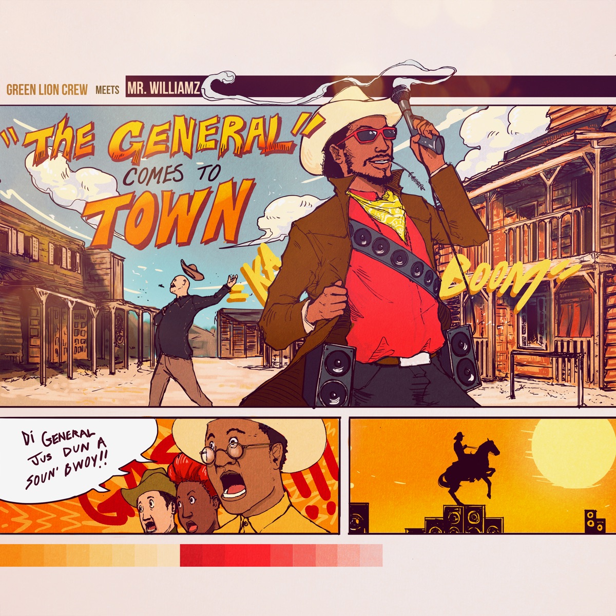 The General Comes to Town by Mr. Williamz & Green Lion Crew album cover