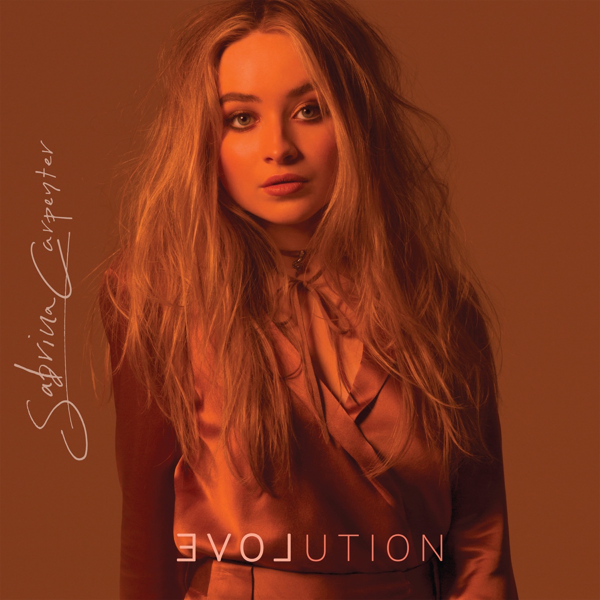 EVOLution by Sabrina Carpenter album cover artwork