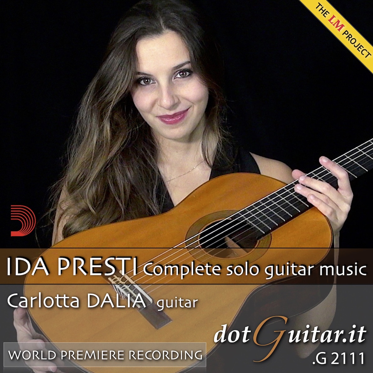 Ida Presti: Complete Solo Guitar Music (World Premiere Recording) by Carlotta Dalia album cover