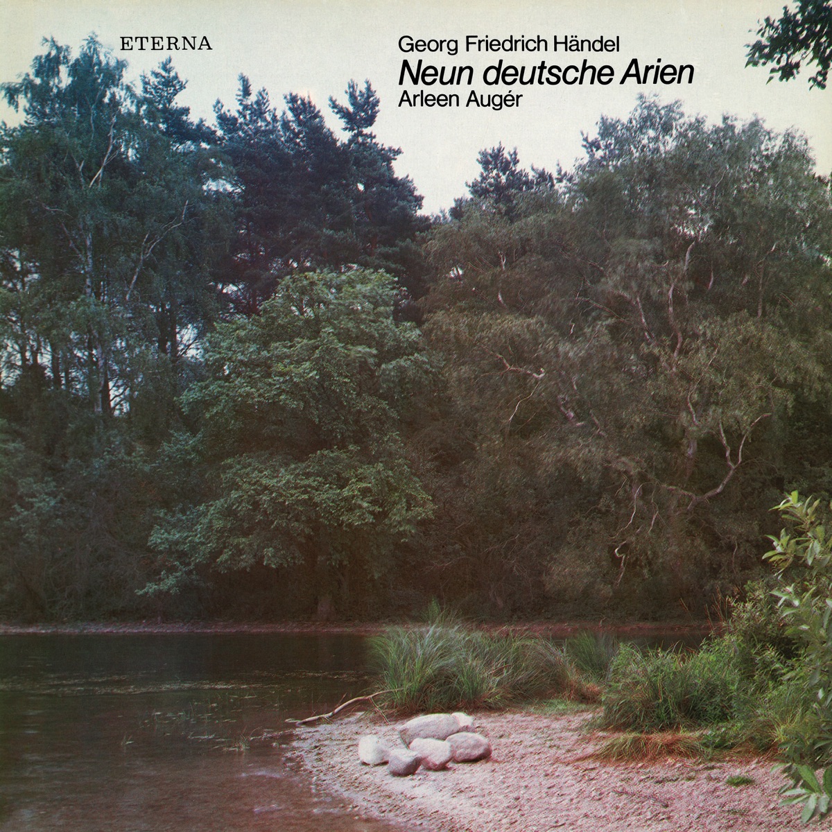 Handel: 9 German Arias by Arleen Auger album cover