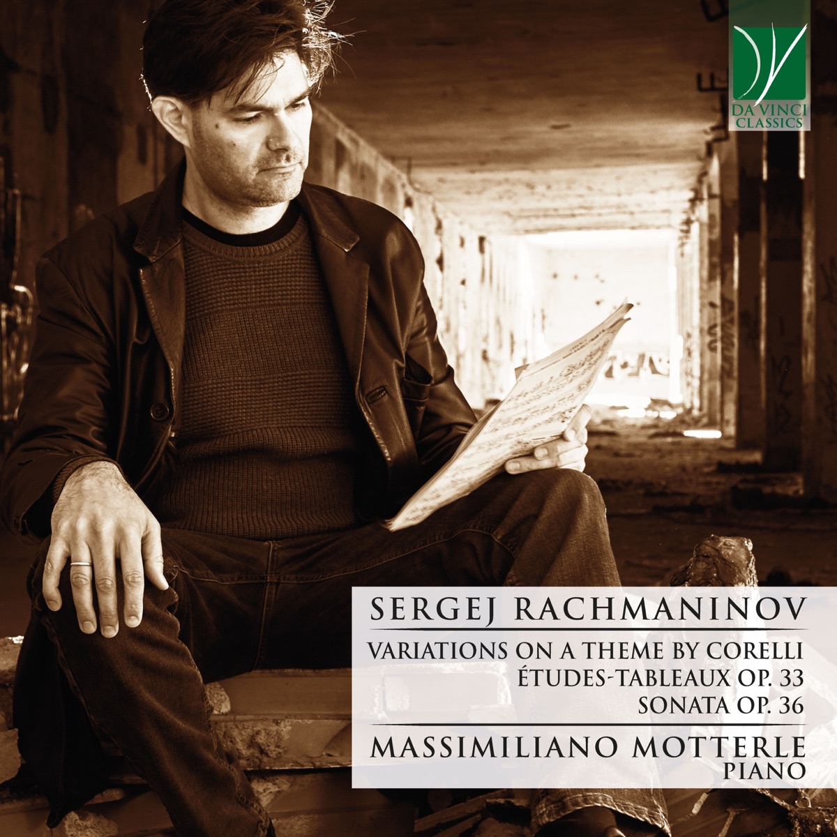 Sergej Rachmaninov: Variations on a theme by Corelli, Op. 42; Études-tableaux, Op. 33 & Sonata, Op. 36 by Massimiliano Motterle album cover
