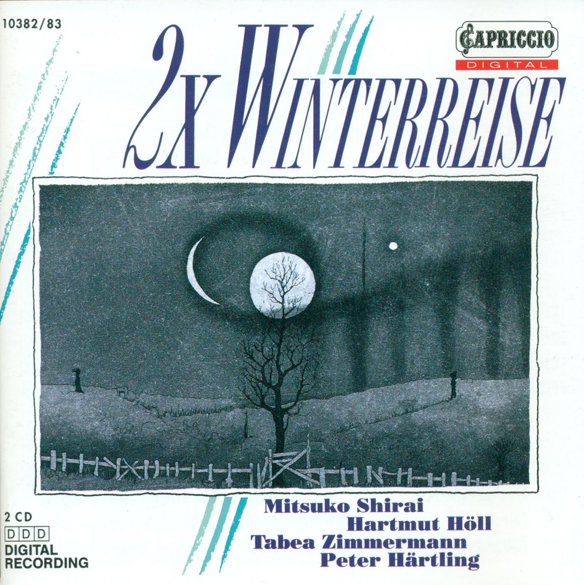 Schubert: Winterreise by Tabea Zimmermann, Hartmut Holl, Peter Härtling & Mitsuko Shirai album cover