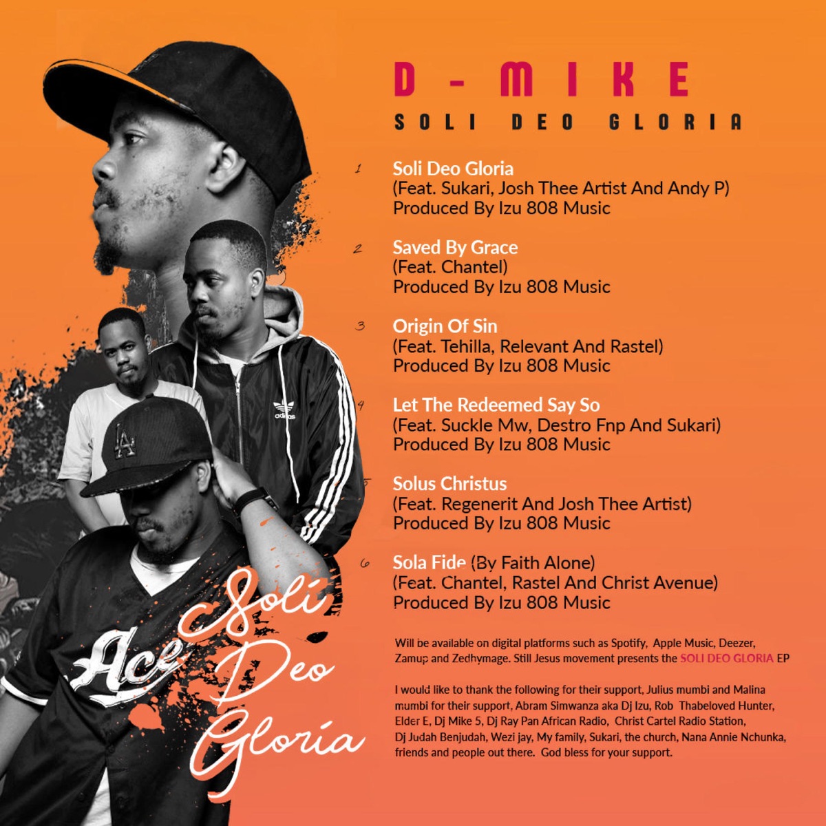 Soli DEO Gloria (ALL Glory BE to GOD ALL) - EP by D-Mike album cover
