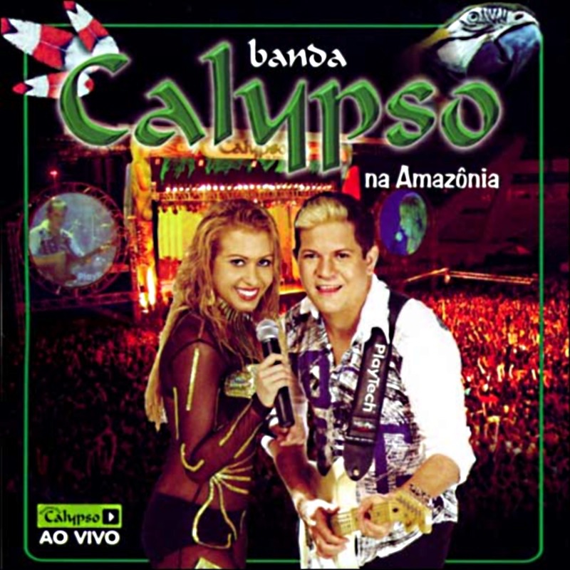 Na Amazônia (Ao Vivo) by Banda Calypso album cover