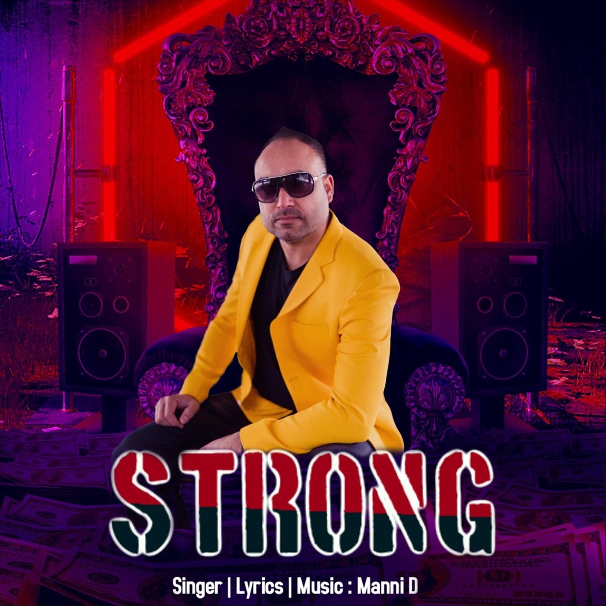Strong - Single by Manni D album cover