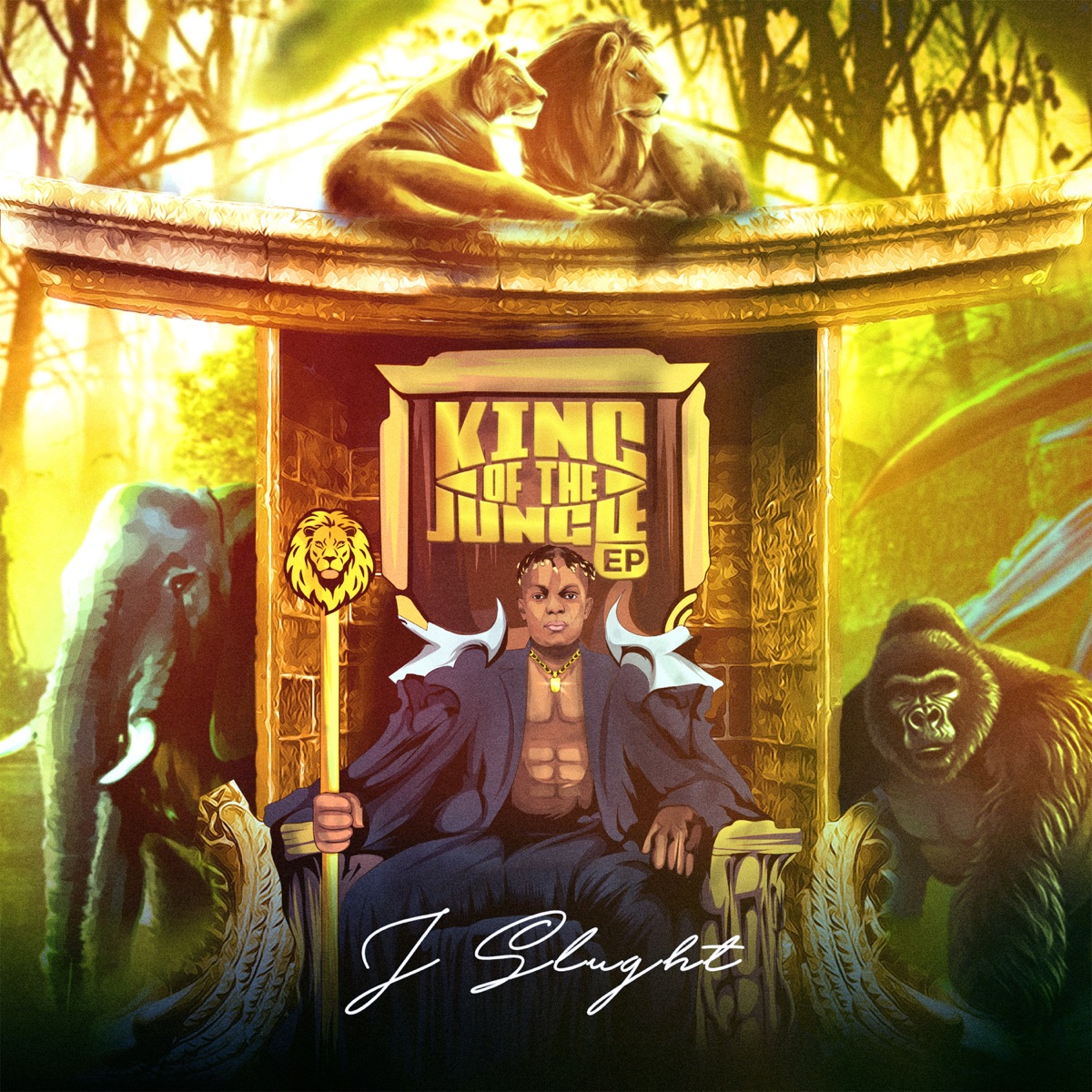 King of the Jungle - EP by J Slught album cover
