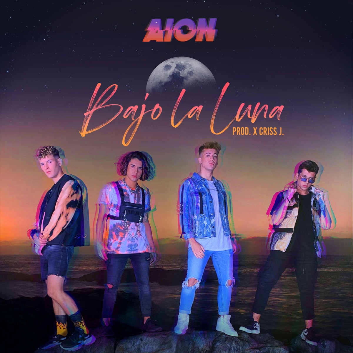Bajo la Luna - Single by AION album cover