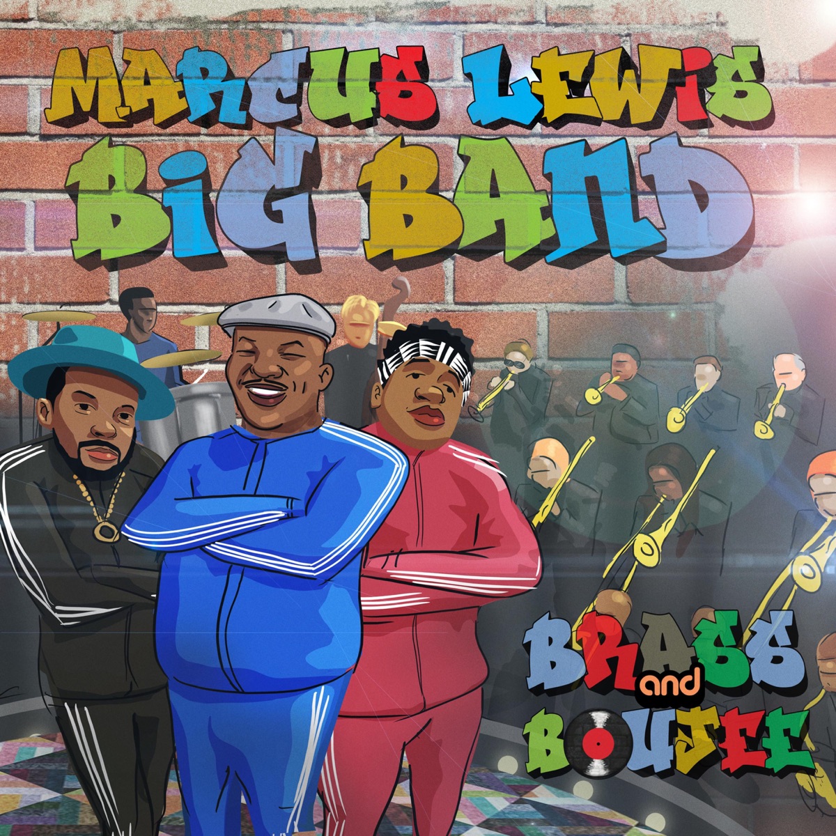 Brass and Boujee (Radio Edit) [Radio Edit] by Marcus Lewis Big Band album cover