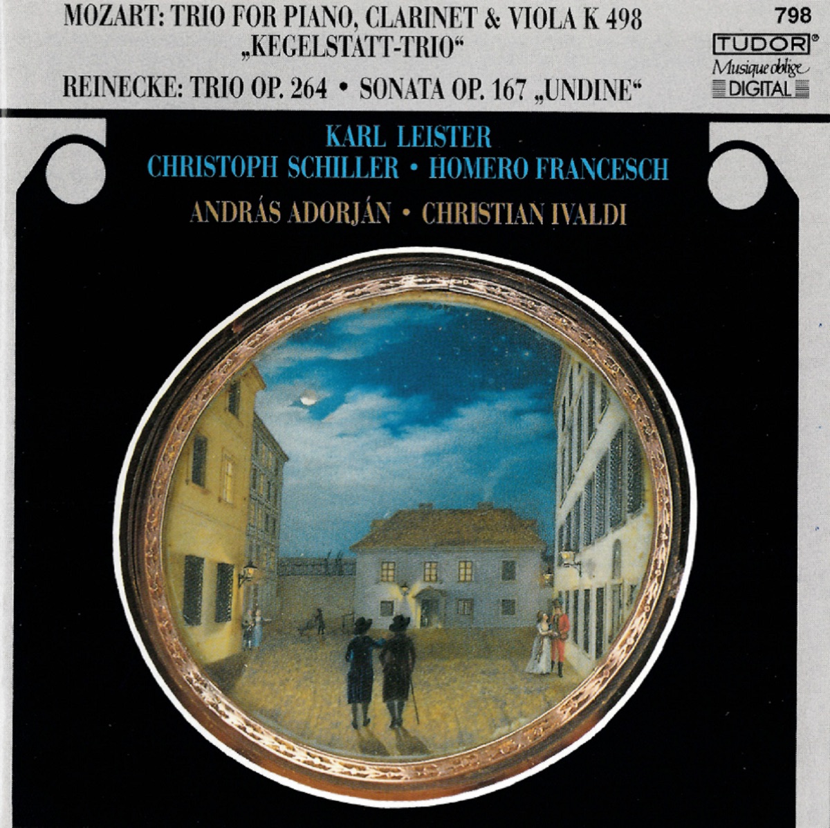 Mozart: Piano Trio in E-Flat Major - Reinecke: Piano Trio in A Major & Flute Sonata in E Minor "Undine" by Karl Leister, Christoph Schiller & Homero Francesch album cover