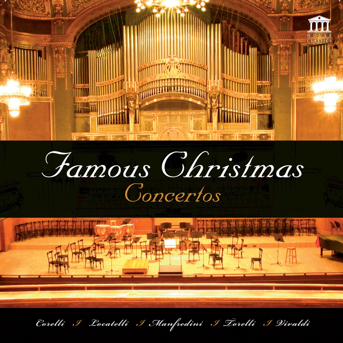 Corelli & Locatelli & Vivaldi & Manfredini & Torelli & Bach: Famous Christmas Concertos by Slovak Chamber Orchestra album cover