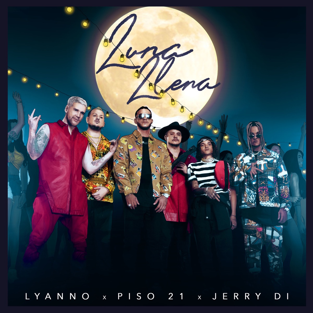 Luna Llena - Single by Lyanno, Piso 21 & Jerry Di album cover