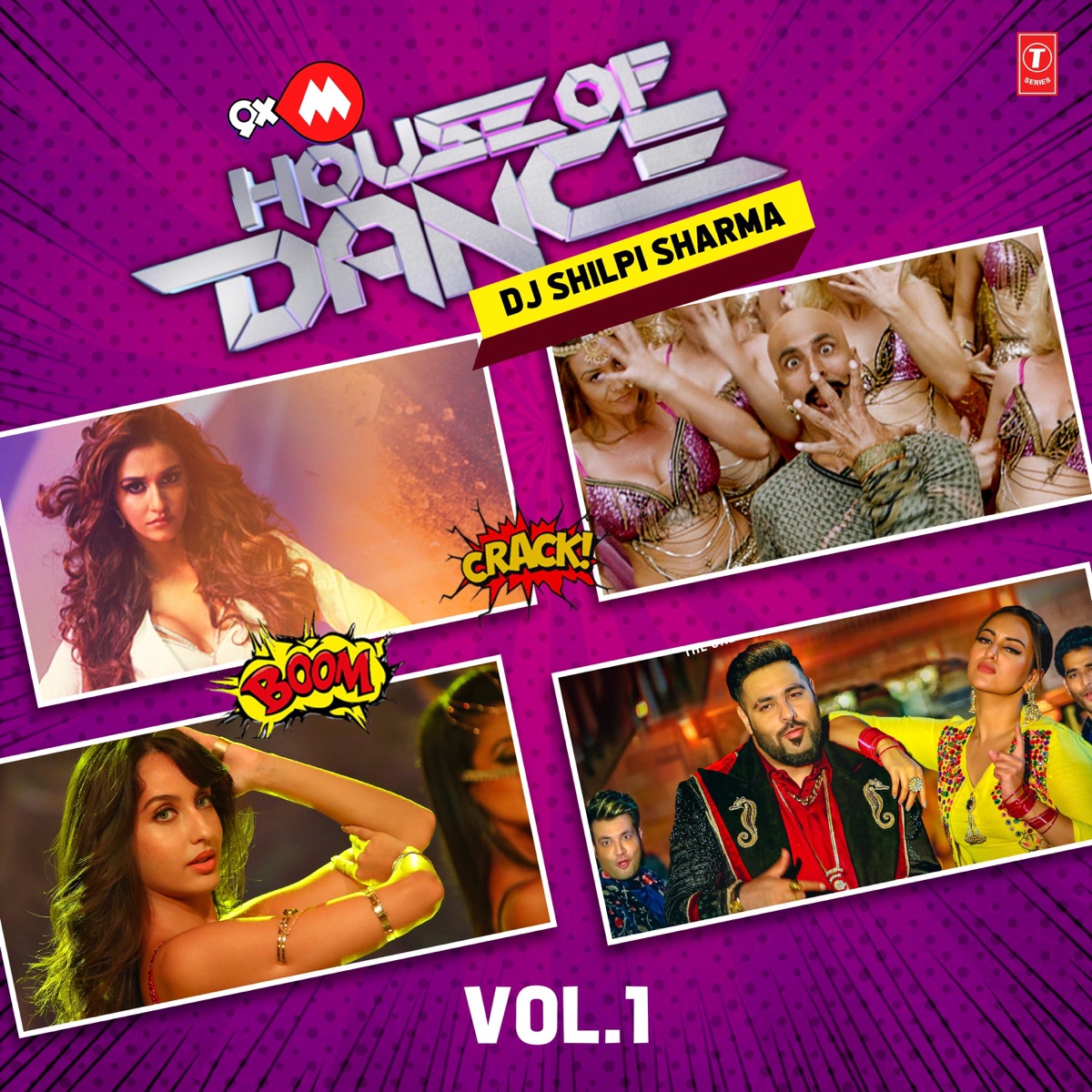 9Xm House of Dance - Vol.1 by Ved Sharma, Guru Randhawa, Romy, Sohail Sen, Vishal Dadlani, Neha Kakkar, Dhvani Bhanusali, Ikka, Jasbir Jassi, Badshah, Tulsi Kumar, B. Praak, Dj Shilpi Sharma, Tanishk Bagchi, Yo Yo Honey Singh, B. Palm, Shyam Bhateja & Vishal & Shekhar album cover