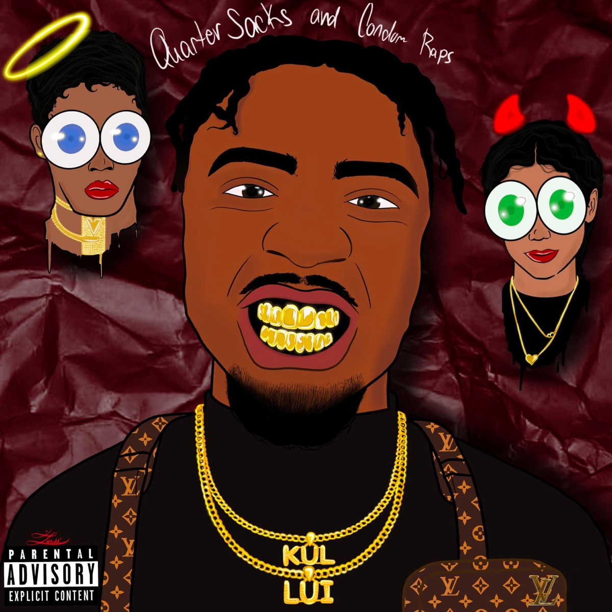 Quarter Sacs & Condom Raps by Kul Lui album cover