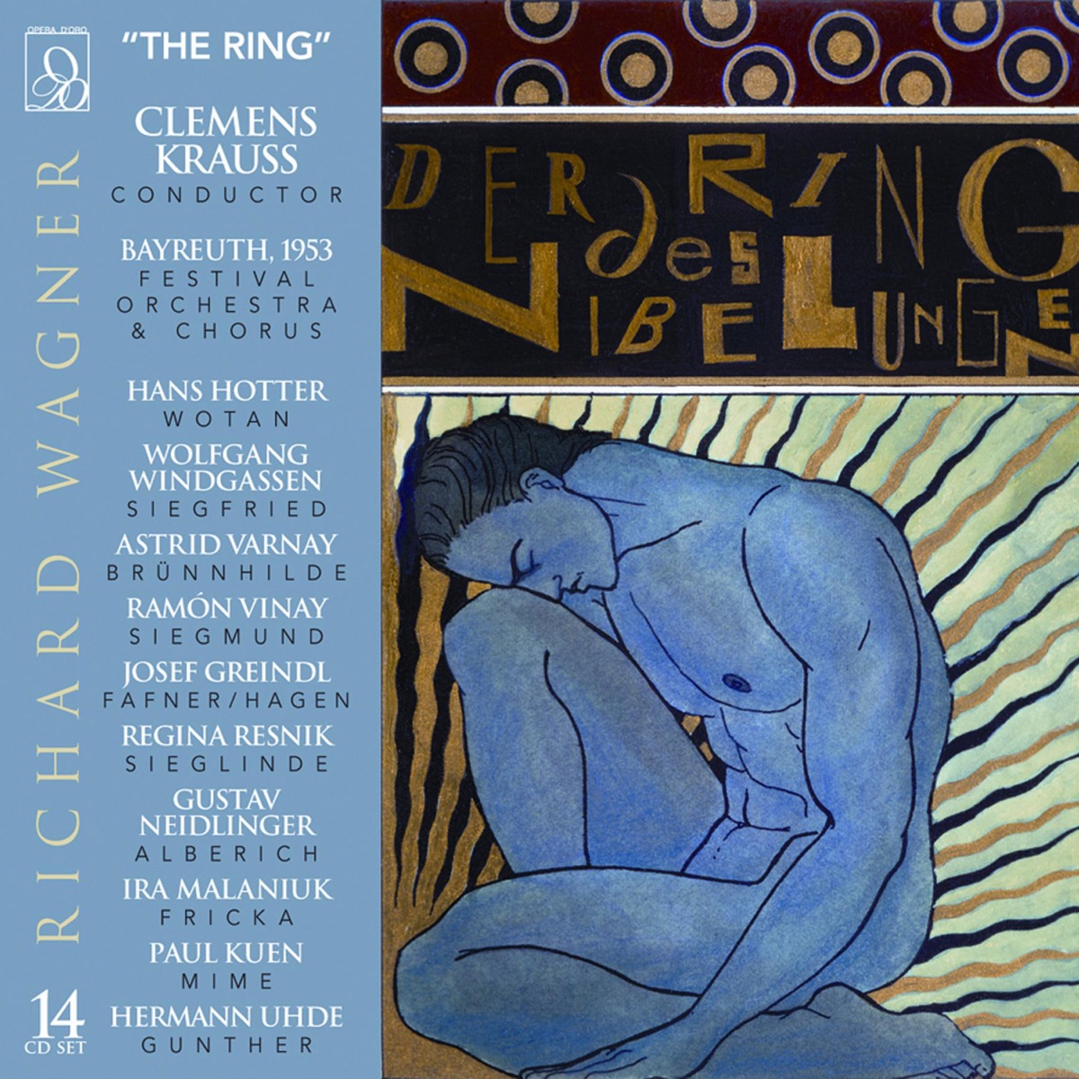 Wagner: Der Ring der Nibelungen by Bayreuth Festival Orchestra, Clemens Krauss, Hans Hotter, Gustav Neidlinger & Ira Maluniuk album cover
