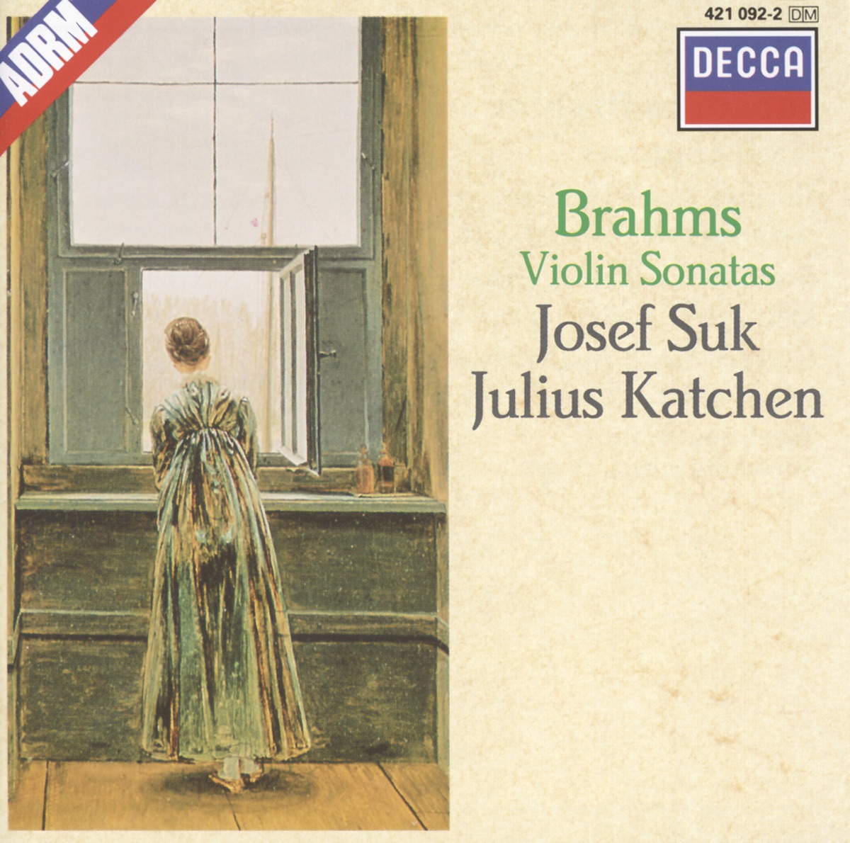 Brahms: Violin Sonatas Nos.1-3 by Josef Suk & Julius Katchen album cover