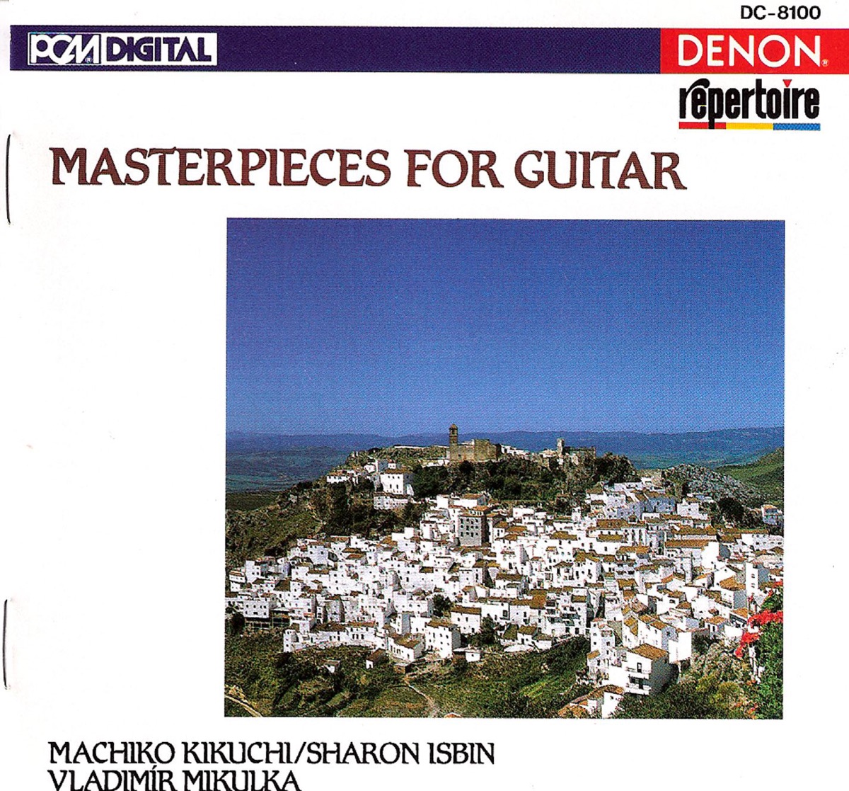 Masterpieces for Guitar by Machiko Kikuchi, Sharon Isbin & Vladimir Mikulka album cover