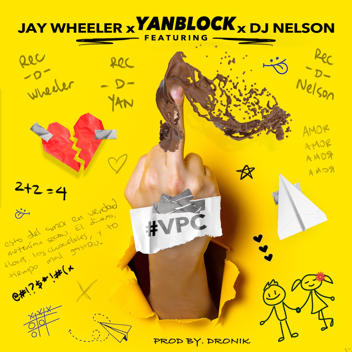 Vete Pal Carajo - Single by Yan Block, Jay Wheeler & DJ Nelson album cover