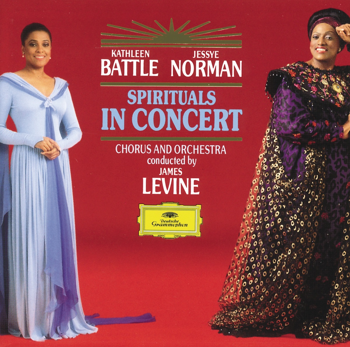 Spirituals in Concert by James Levine, Kathleen Battle & Jessye Norman album cover