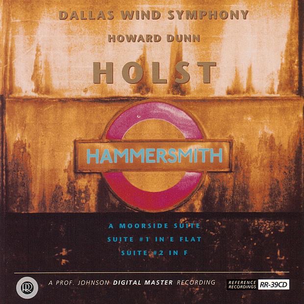 Holst: Hammersmith, Moorside Suite by Dallas Wind Symphony & Howard Dunn album cover