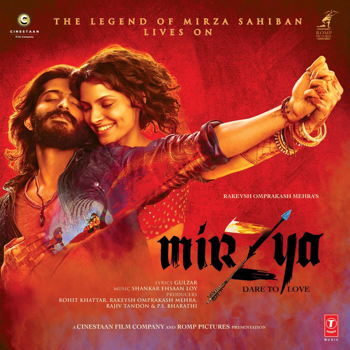 Mirzya - Dare To Love (Original Motion Picture Soundtrack) by Daler Mehndi & Shankar Ehsaan Loy album cover
