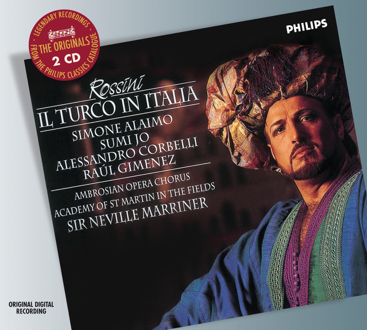 Rossini: Il Turco in Italia by Sumi Jo, Academy of St Martin in the Fields, Simone Alaimo & Sir Neville Marriner album cover