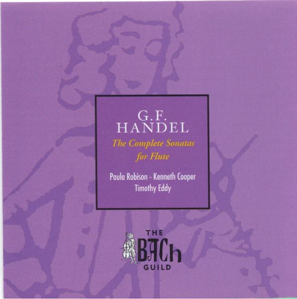 Handel: The Complete Sonatas for Flute by Kenneth Cooper, Paula Robison & Timothy Eddy album cover