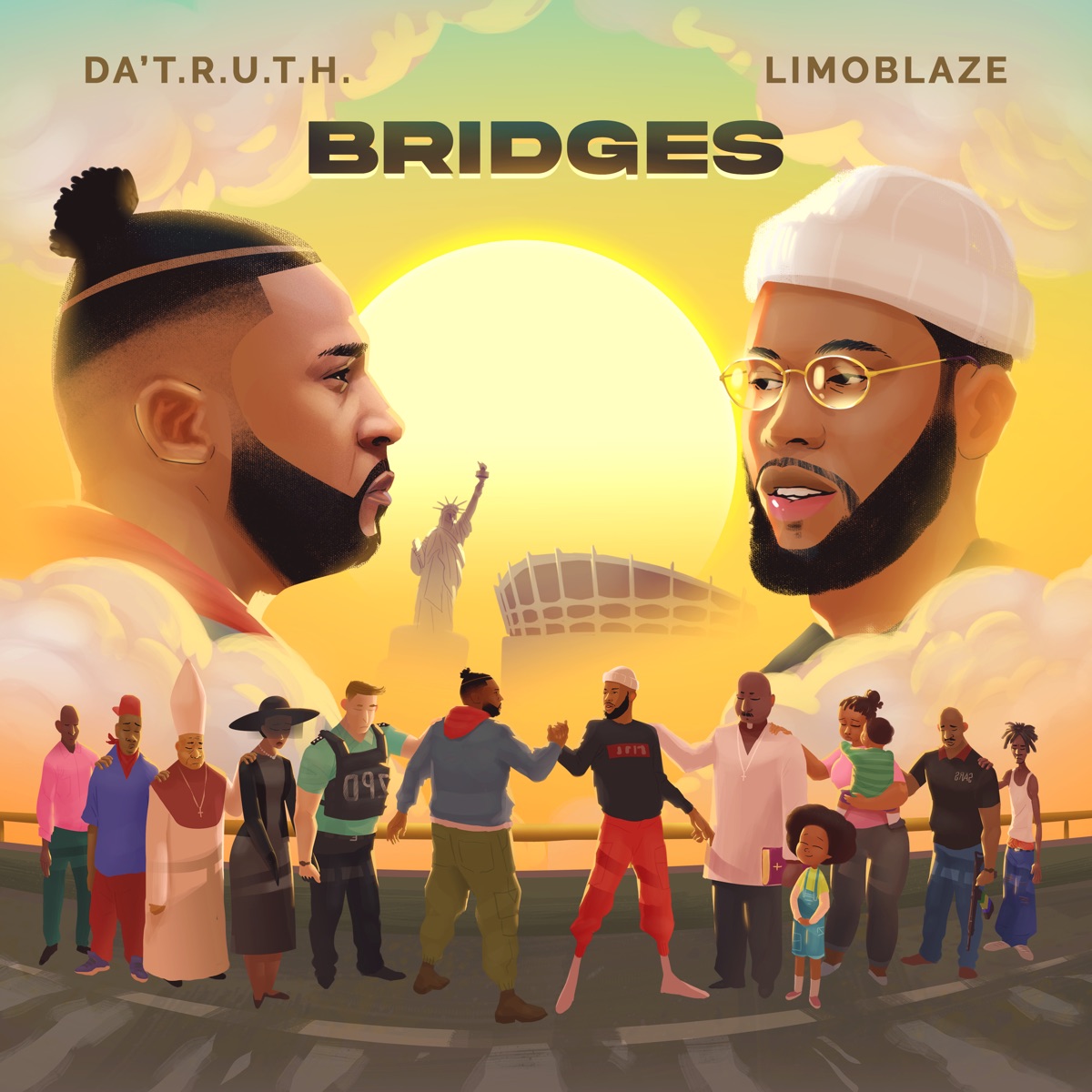 Bridges by Da' T.R.U.T.H. & Limoblaze album cover
