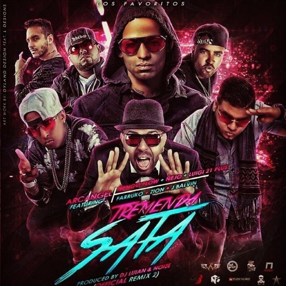 Tremenda Sata, Pt. 2 (Remix) [feat. Arcángel, Ñengo Flow, Ñejo, Lui-G 21+, Farruko, Zion & J Balvin] - Single by DJ Luian album cover