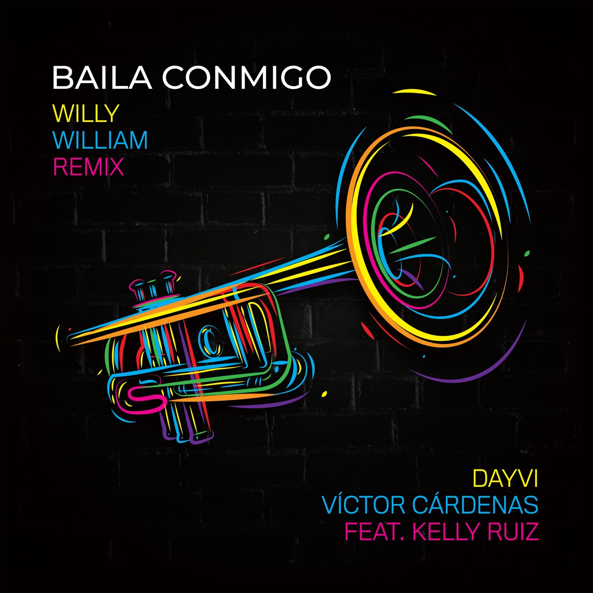 Baila Conmigo (feat. Kelly Ruiz)- Single by Dayvi & Victor Cardenas album cover