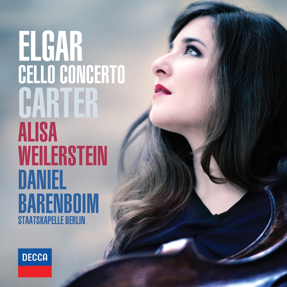 Elgar & Carter: Cello Concertos by Alisa Weilerstein, Staatskapelle Berlin & Daniel Barenboim album cover