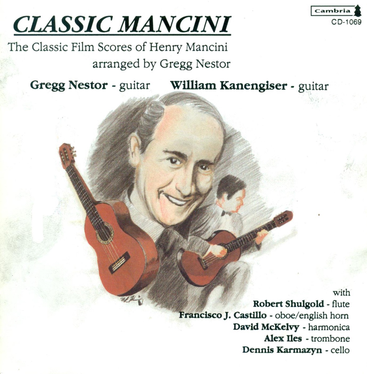 Classic Mancini by Gregg Nestor, William Kanengiser, Alex Iles, David McKelvy, Francisco J. Castillo, Robert Shulgold & Dennis Karmazyn album cover