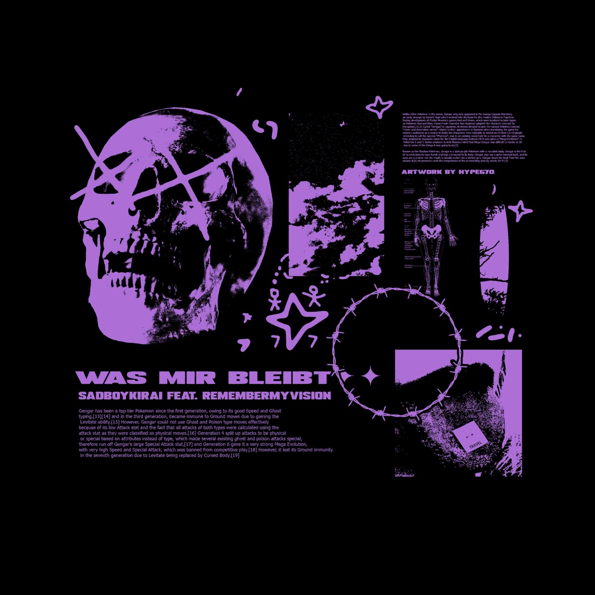 Was mir bleibt (feat. remembermyvision) - Single by sadboykirai album cover