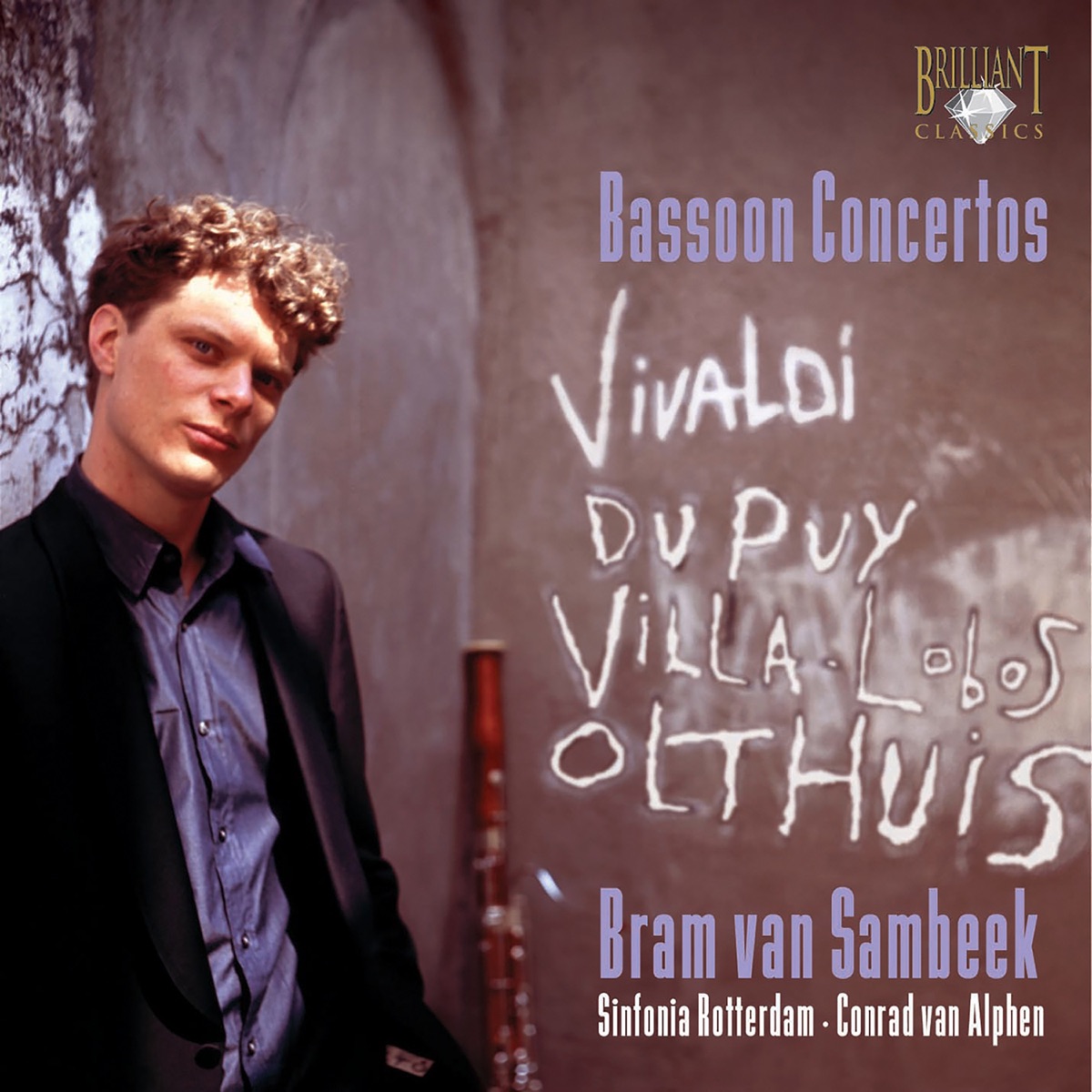 Bram van Sambeek: The Art of the Bassoon by Sinfonia Rotterdam, Bram van Sambeek & Conrad van Alphen album cover