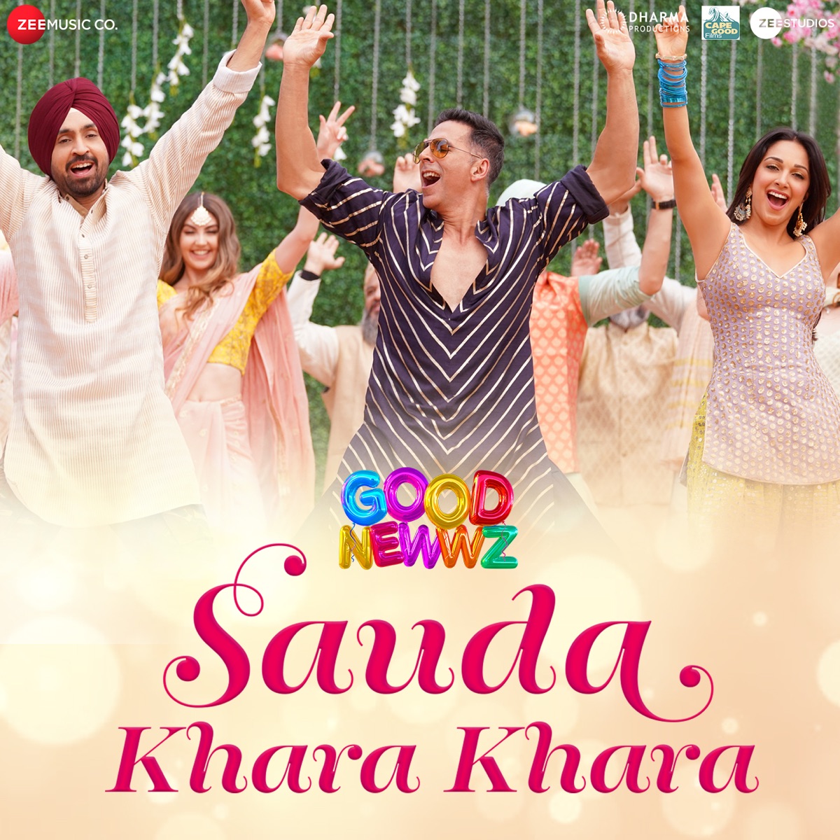 Sauda Khara Khara - Single by Diljit Dosanjh, Sukhbir, Dhvani Bhanushali, DJ Chetas & Lijo George album cover