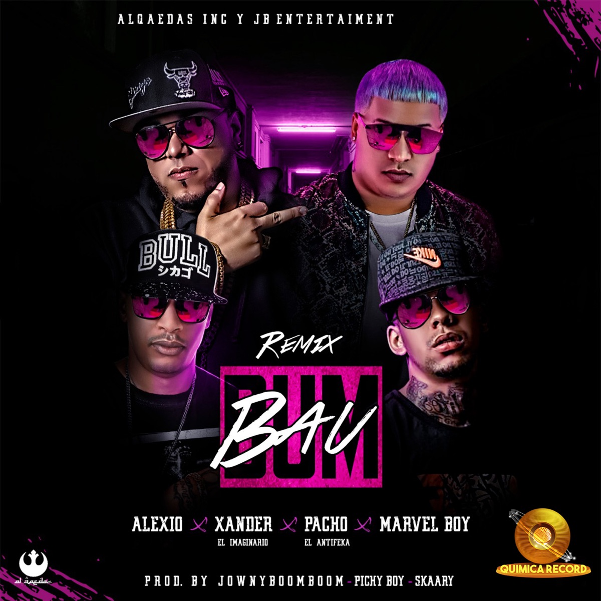 Bum Bau (feat. Marvel Boy, Pacho El Antifeka & Alexio) - Single by Xander el Imaginario album cover