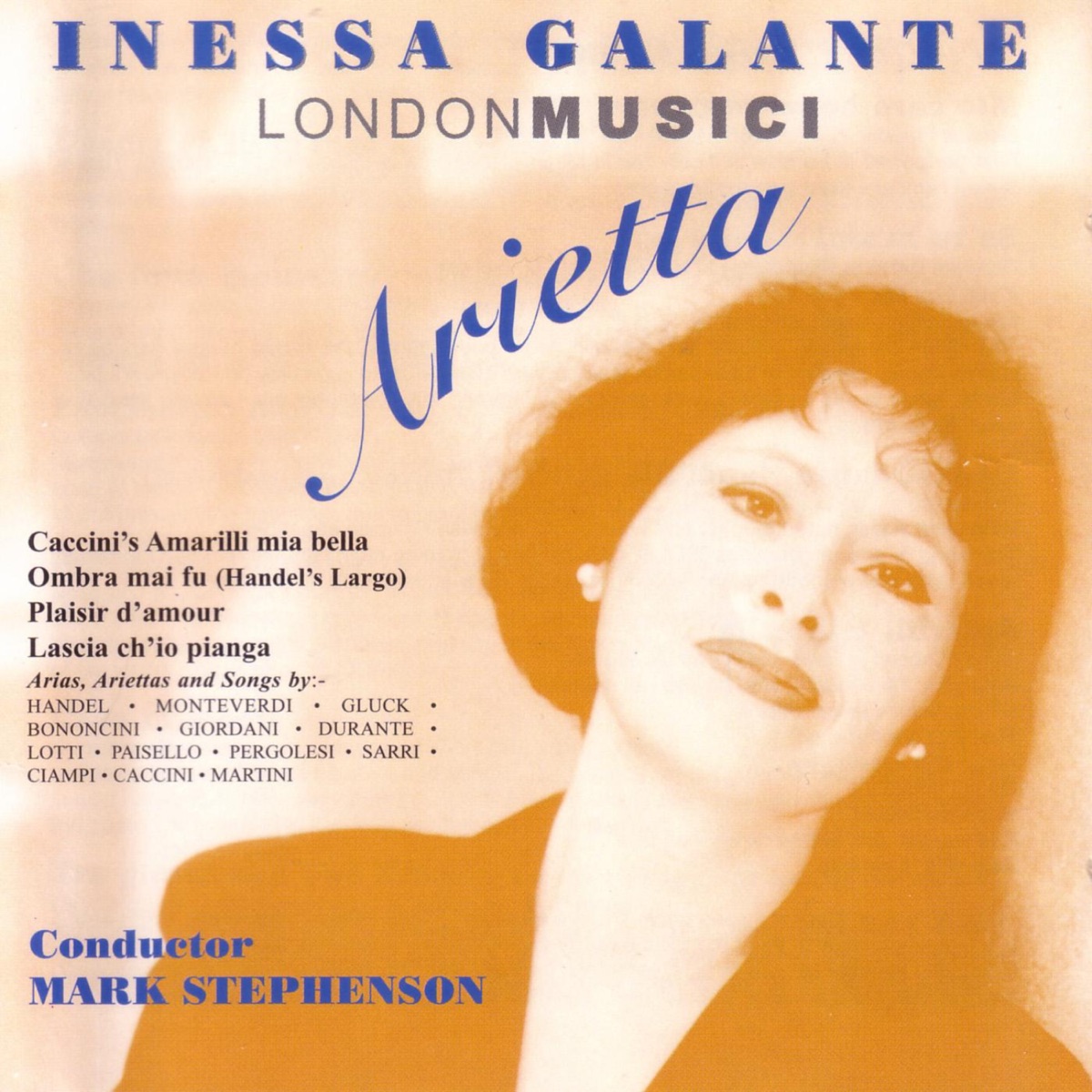Handel / Monteverd / Glucki: Arietta by Inessa Galante, London Musici & Mark Stephenson album cover