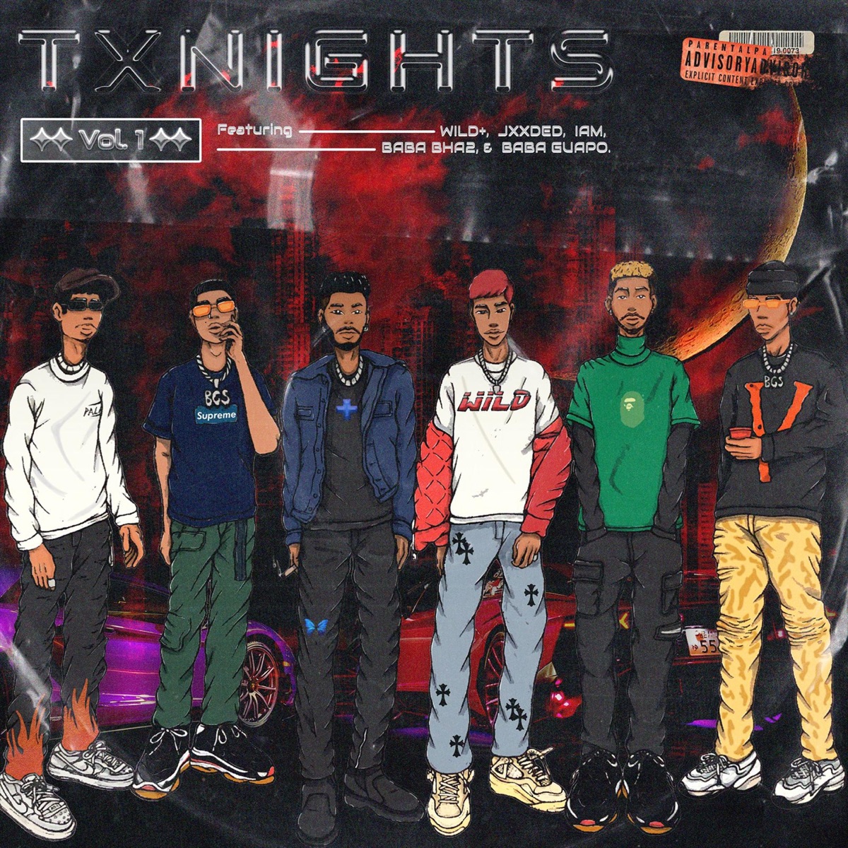 TXNIGHTS Vol.1 by wild+ album cover