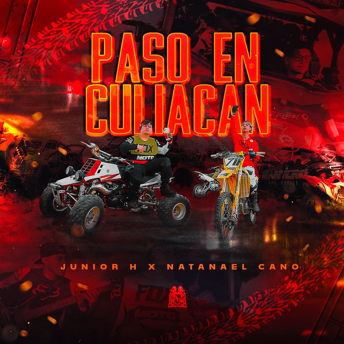 Paso En Culiacán - Single by Natanael Cano & Junior H album cover artwork