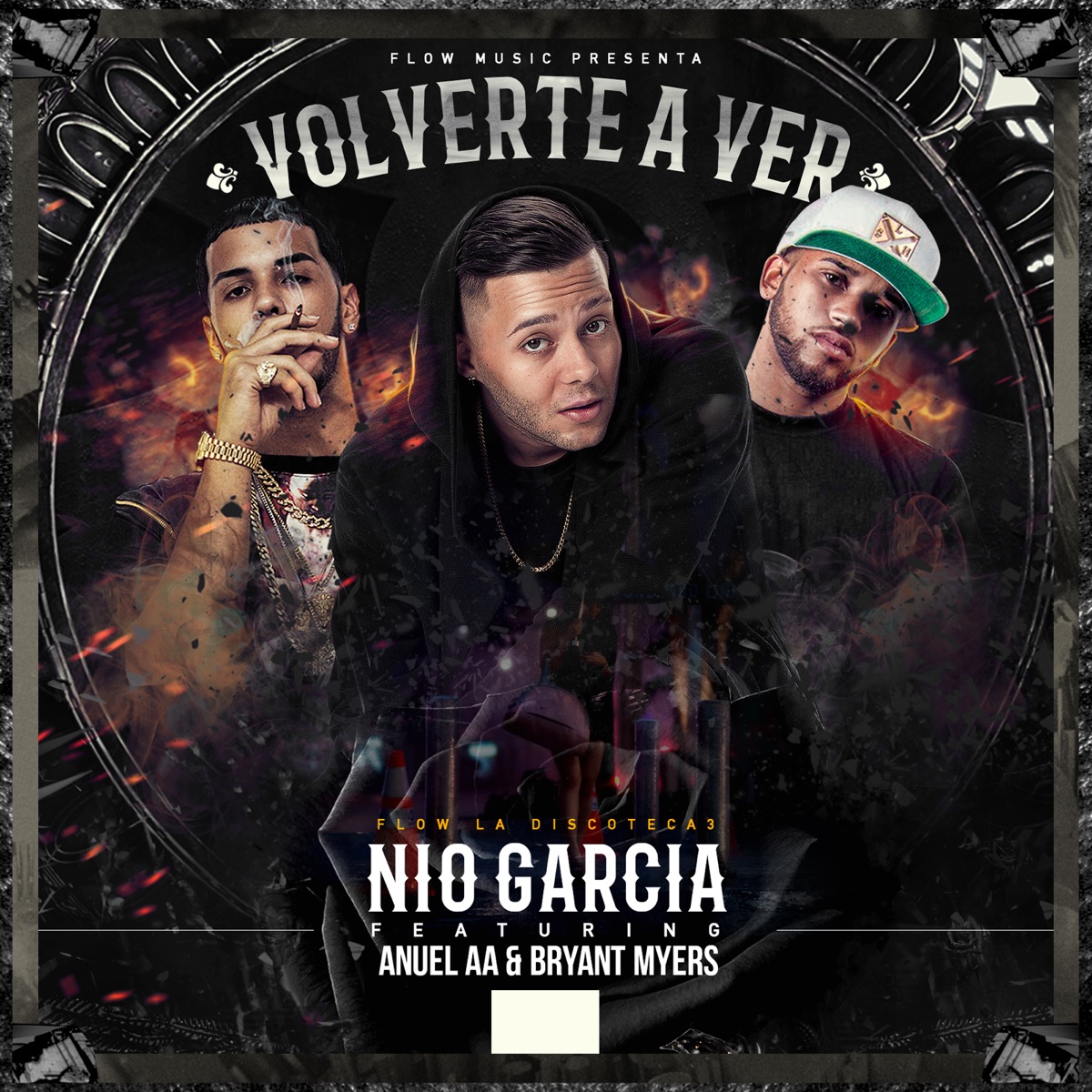 Volverte A Ver (feat. Anuel AA & Bryant Myers) - Single by Nio García album cover