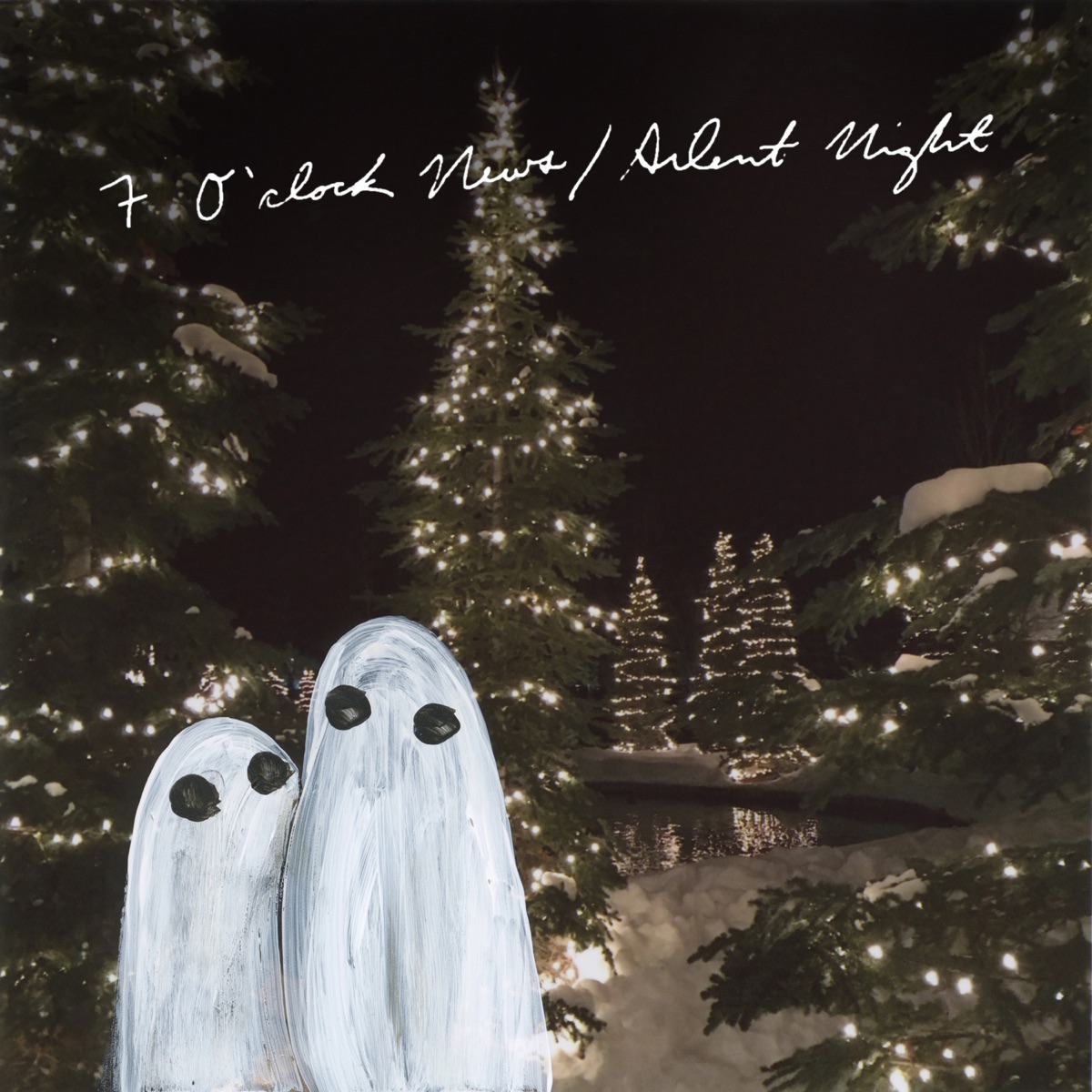 7 O'Clock News / Silent Night (feat. Fiona Apple & Matt Berninger) - Single by Phoebe Bridgers album cover